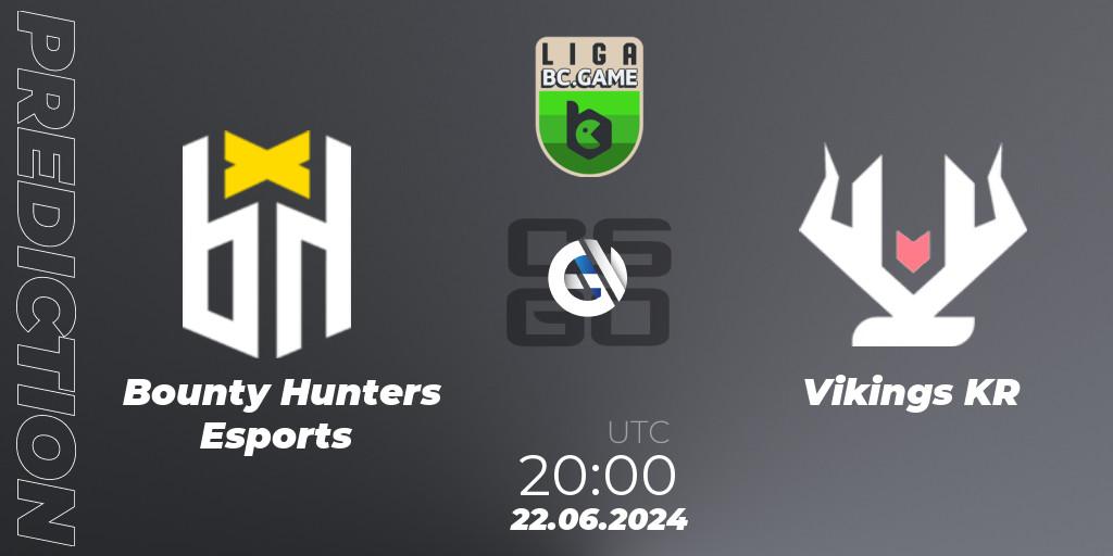 Prognoza Bounty Hunters Esports - Vikings KR. 27.06.2024 at 16:00, Counter-Strike (CS2), Dust2 Brasil Liga Season 3: Division 1
