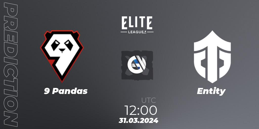 Prognoza 9 Pandas - Entity. 31.03.24, Dota 2, Elite League: Swiss Stage