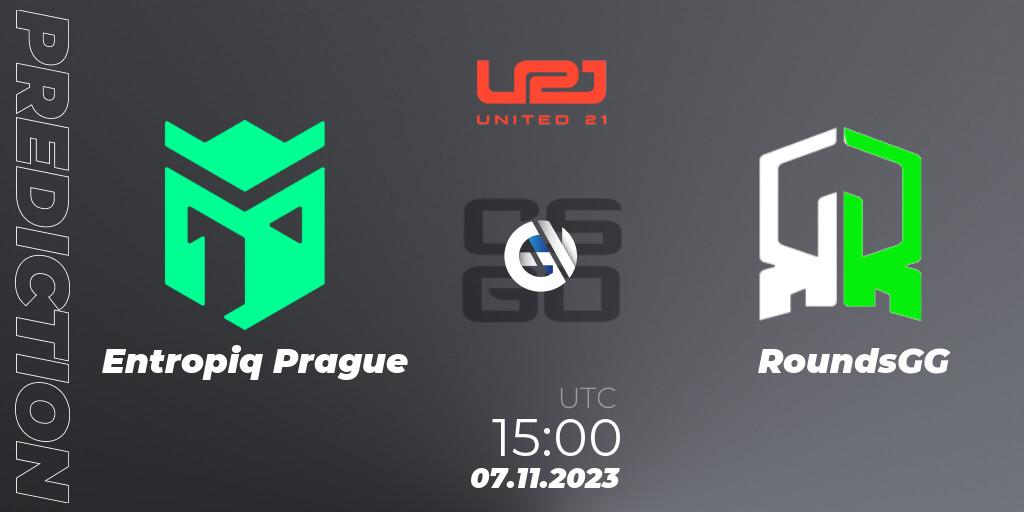 Prognoza Entropiq Prague - RoundsGG. 07.11.23, CS2 (CS:GO), United21 Season 7: Division 2