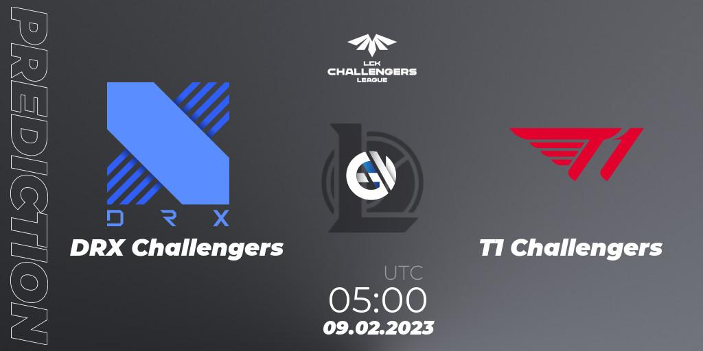 Prognoza DRX Challengers - T1 Challengers. 09.02.23, LoL, LCK Challengers League 2023 Spring