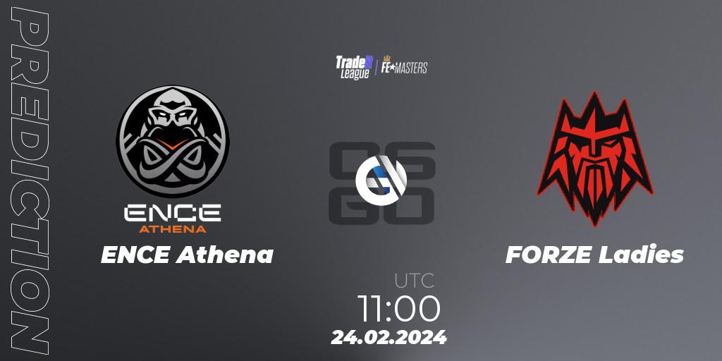 Prognoza ENCE Athena - FORZE Ladies. 24.02.2024 at 11:00, Counter-Strike (CS2), Tradeit League FE Masters #1