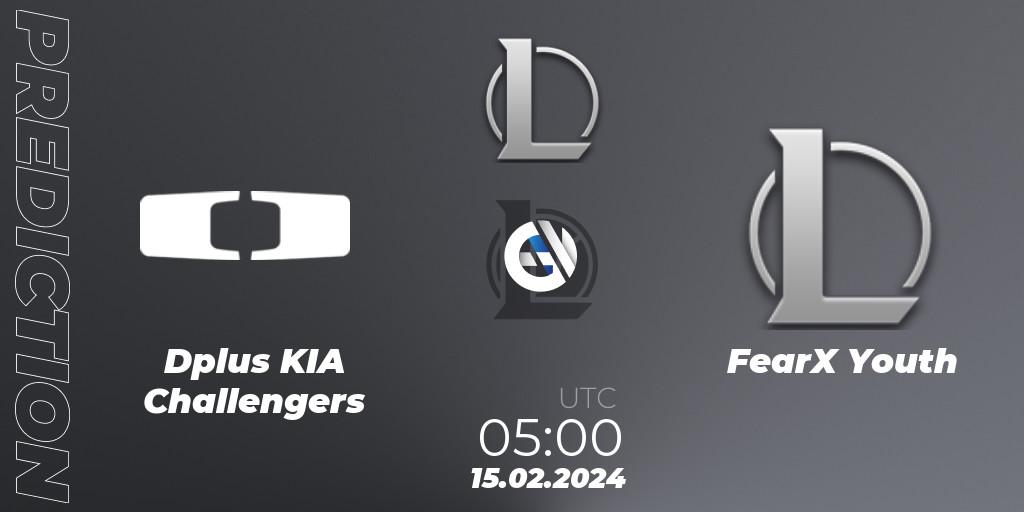 Prognoza Dplus KIA Challengers - FearX Youth. 15.02.2024 at 05:00, LoL, LCK Challengers League 2024 Spring - Group Stage