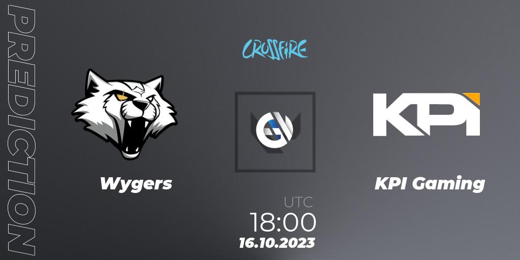 Prognoza Wygers - KPI Gaming. 16.10.2023 at 18:00, VALORANT, LVP - Crossfire Cup 2023: Contenders #2