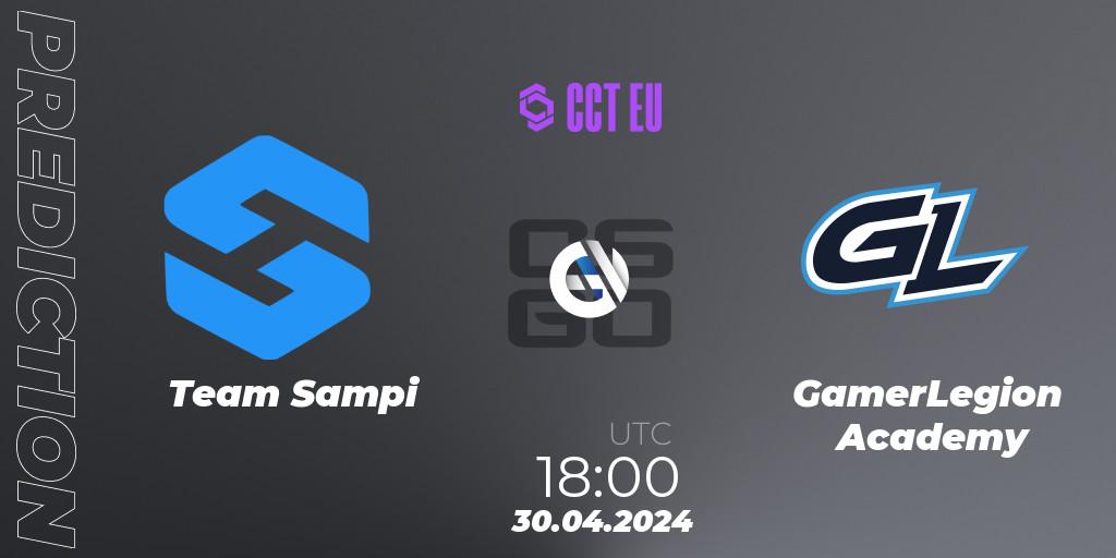 Prognoza Team Sampi - GamerLegion Academy. 30.04.2024 at 19:35, Counter-Strike (CS2), CCT Season 2 Europe Series 2 