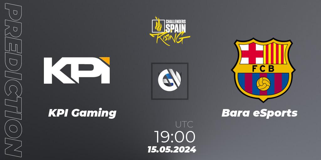 Prognoza KPI Gaming - Barça eSports. 15.05.2024 at 19:00, VALORANT, VALORANT Challengers 2024 Spain: Rising Split 2