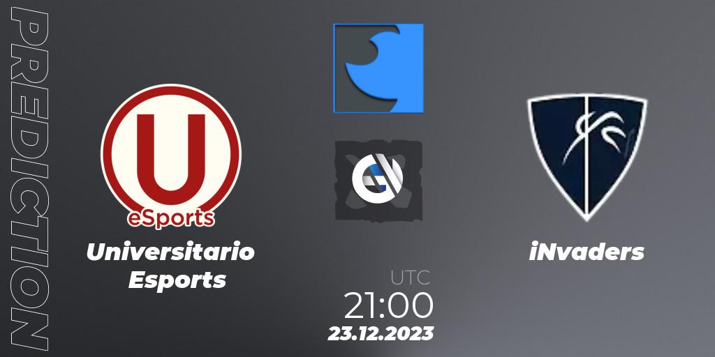 Prognoza Universitario Esports - iNvaders. 23.12.2023 at 21:00, Dota 2, FastInvitational DotaPRO Season 2