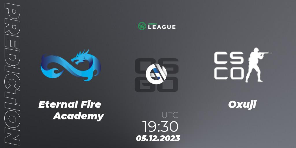 Prognoza Eternal Fire Academy - Oxuji. 05.12.2023 at 19:30, Counter-Strike (CS2), ESEA Season 47: Main Division - Europe