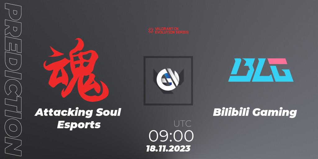 Prognoza Attacking Soul Esports - Bilibili Gaming. 18.11.23, VALORANT, VALORANT China Evolution Series Act 3: Heritability