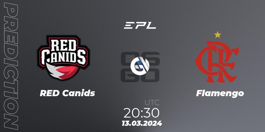 Prognoza RED Canids - Flamengo. 14.03.24, CS2 (CS:GO), EPL World Series: Americas Season 7