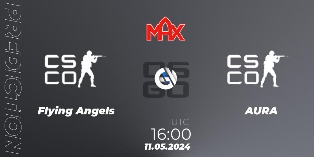 Prognoza Flying Angels - AURA. 11.05.2024 at 16:00, Counter-Strike (CS2), MAX Skills Tournament