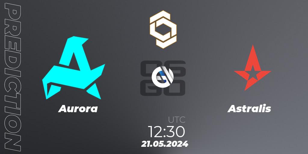 Prognoza Aurora - Astralis. 21.05.2024 at 12:30, Counter-Strike (CS2), CCT Global Finals