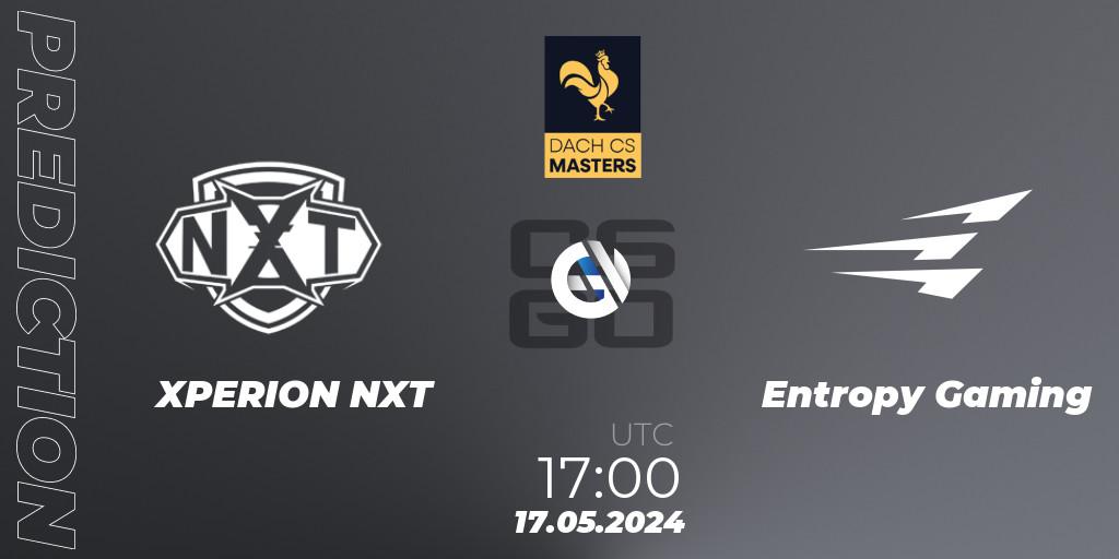 Prognoza XPERION NXT - Entropy Gaming. 17.05.2024 at 17:00, Counter-Strike (CS2), DACH CS Masters Season 1: Division 2