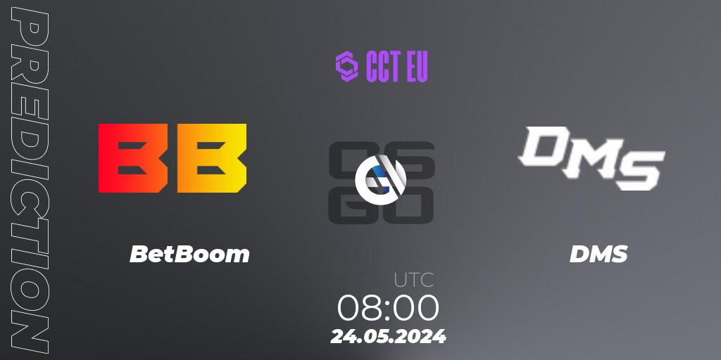 Prognoza BetBoom - DMS. 24.05.2024 at 08:00, Counter-Strike (CS2), CCT Season 2 European Series #3