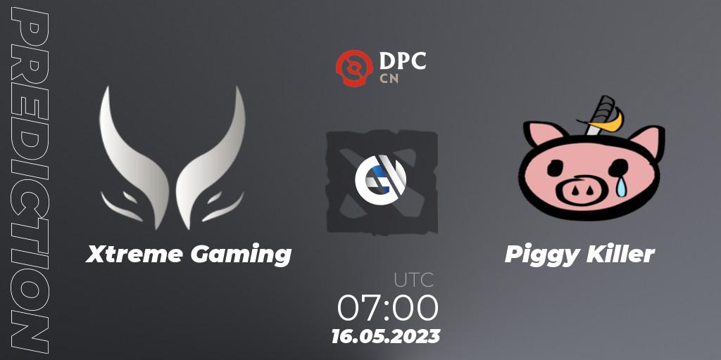 Prognoza Xtreme Gaming - Piggy Killer. 16.05.2023 at 04:00, Dota 2, DPC 2023 Tour 3: CN Division I (Upper)