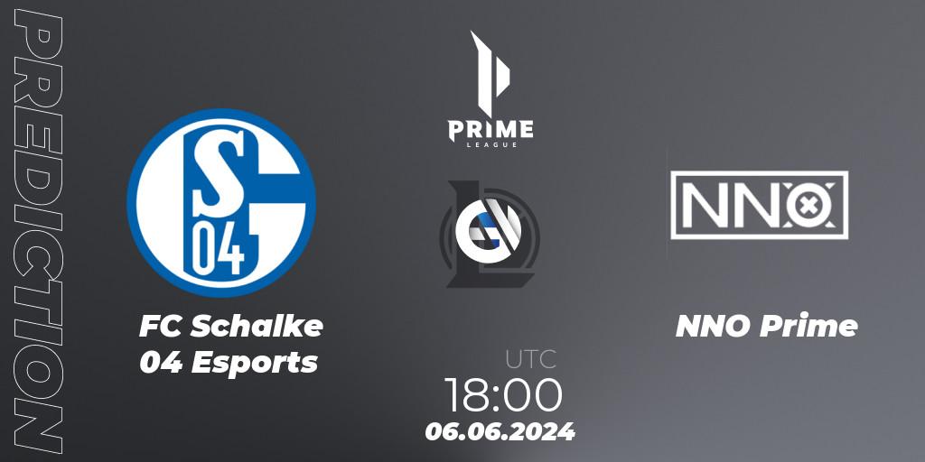 Prognoza FC Schalke 04 Esports - NNO Prime. 06.06.2024 at 18:00, LoL, Prime League Summer 2024