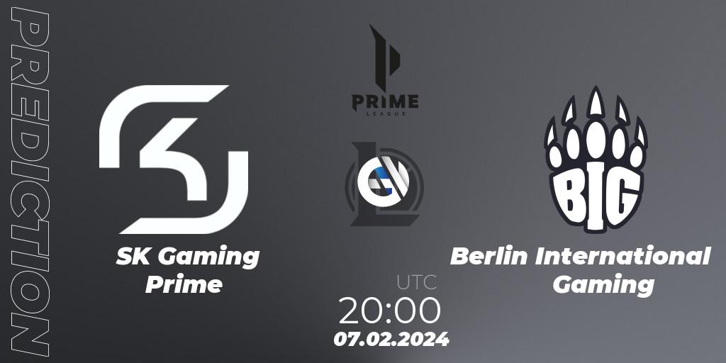 Prognoza SK Gaming Prime - Berlin International Gaming. 07.02.24, LoL, Prime League Spring 2024 - Group Stage