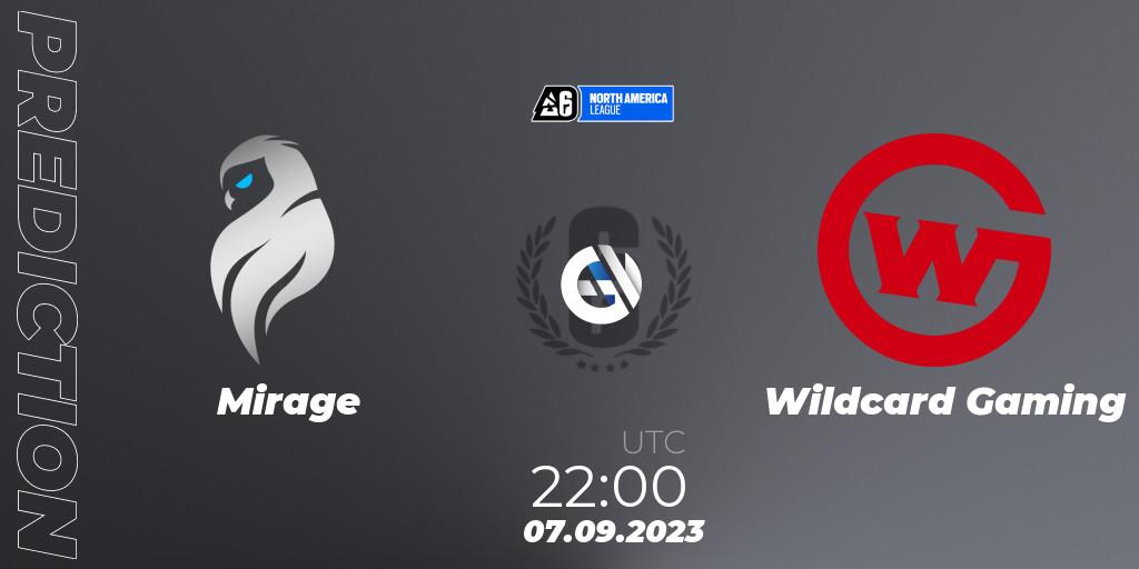 Prognoza Mirage - Wildcard Gaming. 07.09.23, Rainbow Six, North America League 2023 - Stage 2