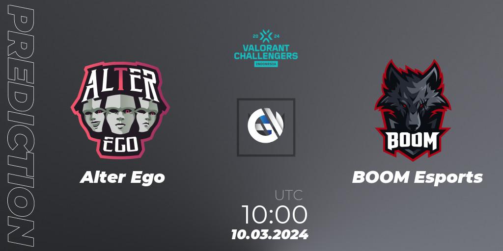 Prognoza Alter Ego - BOOM Esports. 10.03.24, VALORANT, VALORANT Challengers Indonesia 2024: Split 1
