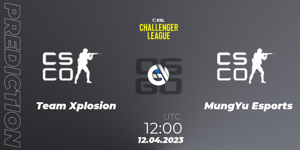 Prognoza Team Xplosion - MungYu Esports. 12.04.2023 at 12:00, Counter-Strike (CS2), ESL Challenger League Season 45: Asia-Pacific