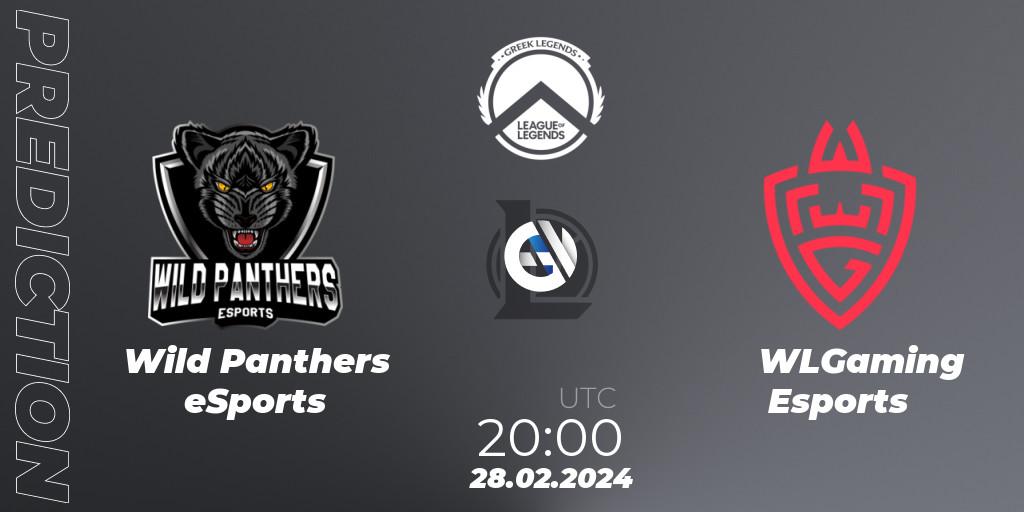 Prognoza Wild Panthers eSports - WLGaming Esports. 28.02.2024 at 20:00, LoL, GLL Spring 2024