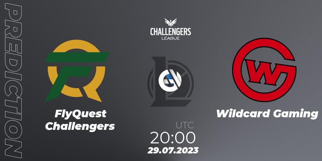 Prognoza FlyQuest Challengers - Wildcard Gaming. 29.07.2023 at 20:00, LoL, North American Challengers League 2023 Summer - Playoffs