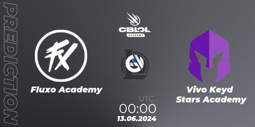Prognoza Fluxo Academy - Vivo Keyd Stars Academy. 13.06.2024 at 00:00, LoL, CBLOL Academy 2024