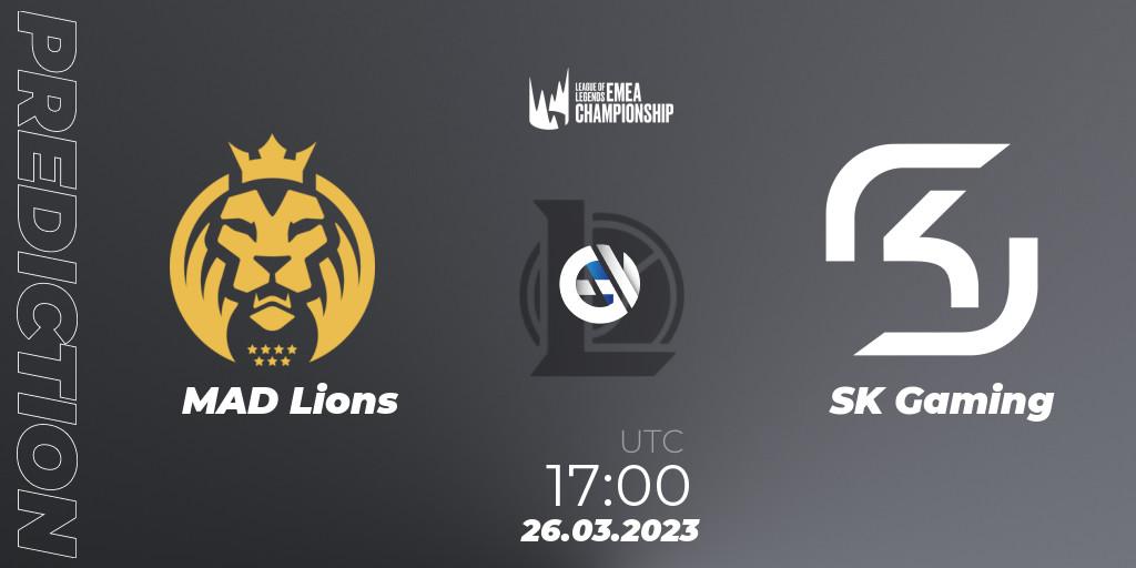 Prognoza MAD Lions - SK Gaming. 26.03.23, LoL, LEC Spring 2023 - Regular Season