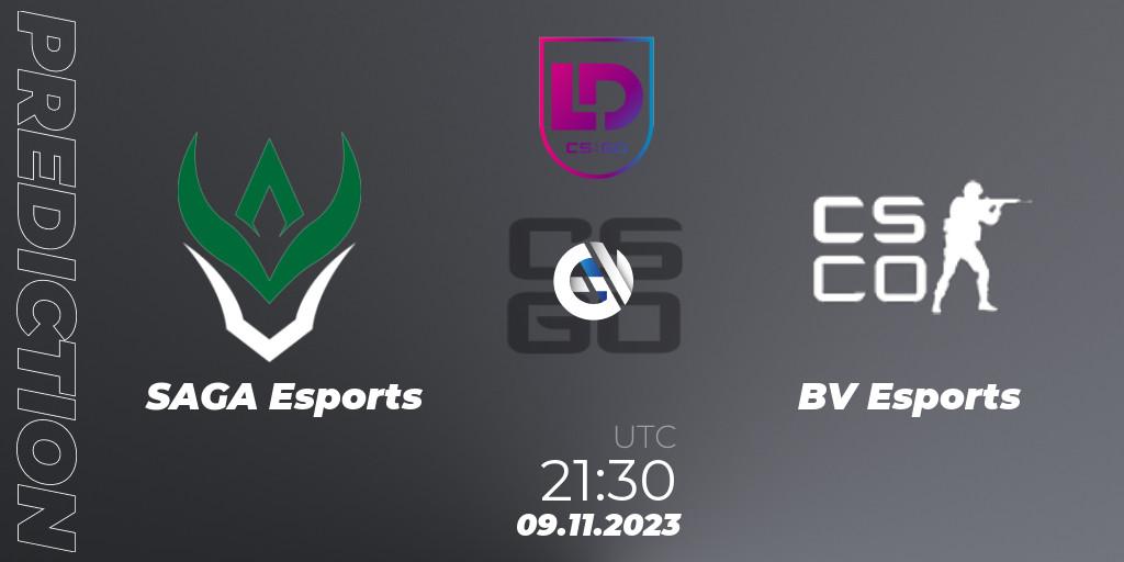 Prognoza SAGA Esports - ÍBV Esports. 09.11.2023 at 21:30, Counter-Strike (CS2), Icelandic Esports League Season 8: Regular Season