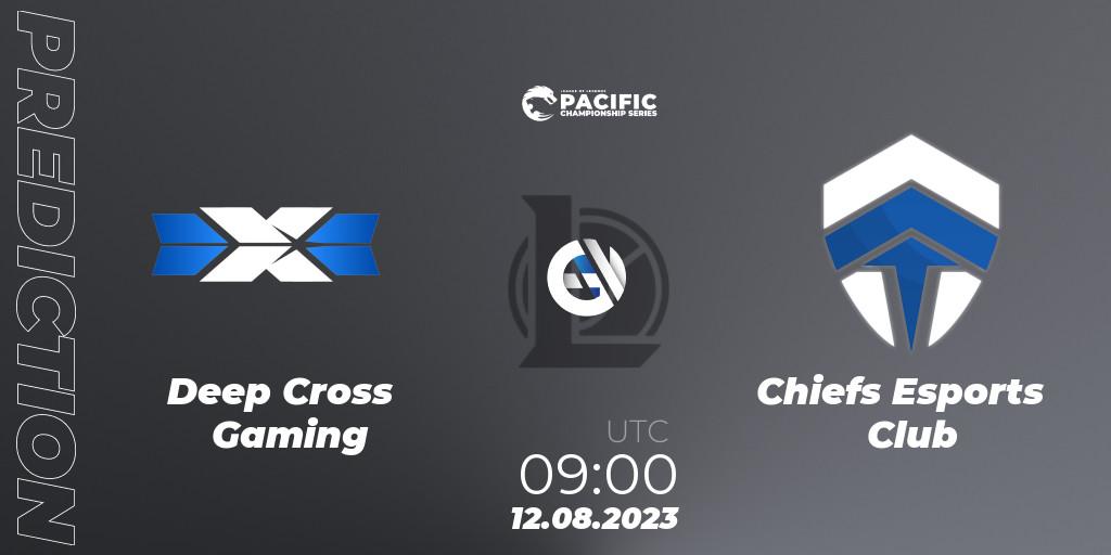 Prognoza Deep Cross Gaming - Chiefs Esports Club. 12.08.23, LoL, PACIFIC Championship series Playoffs