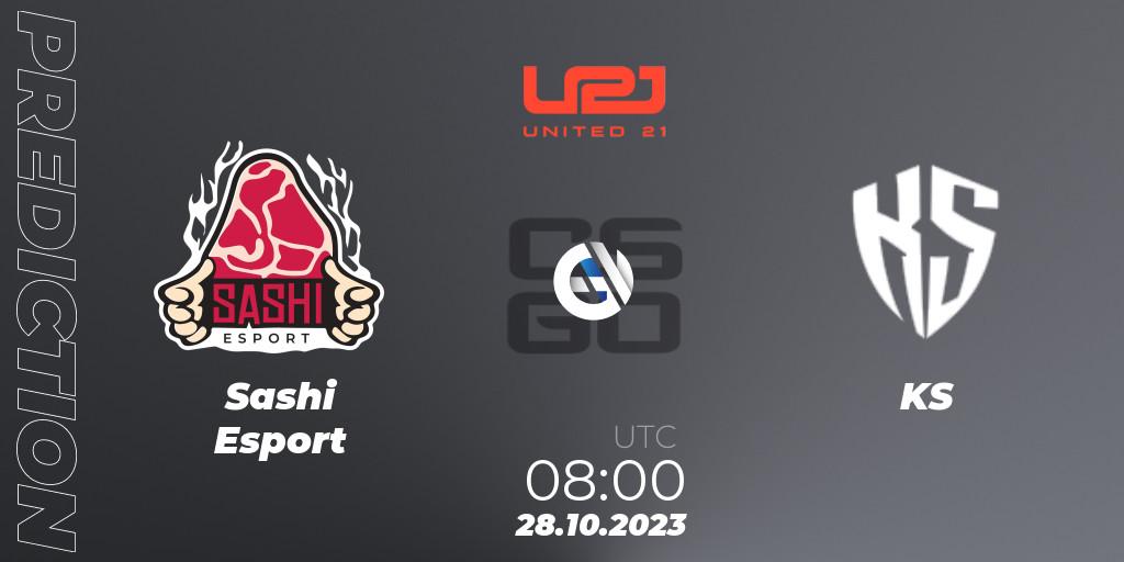 Prognoza Sashi Esport - KS. 28.10.2023 at 08:00, Counter-Strike (CS2), United21 Season 7