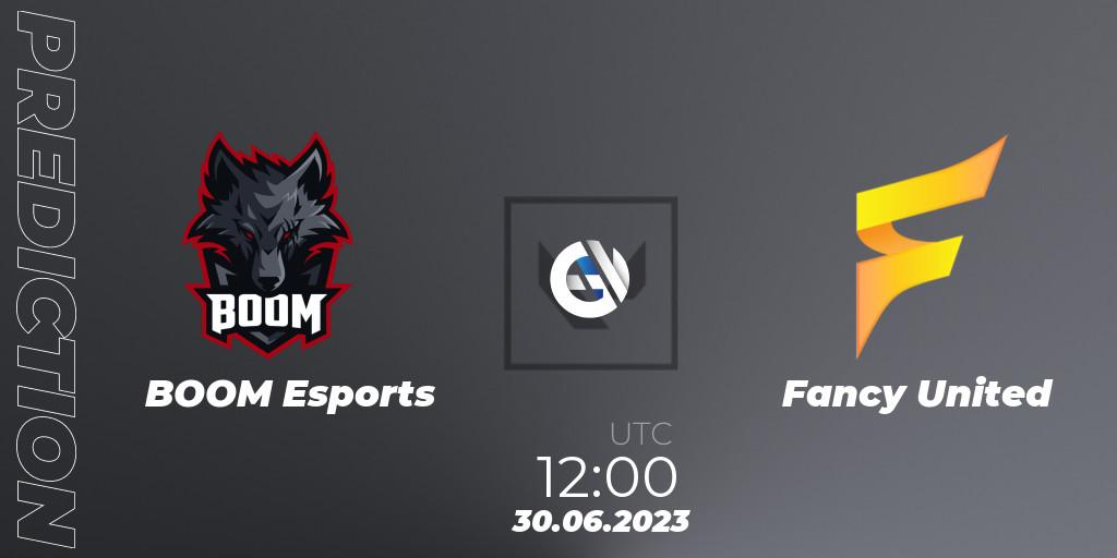 Prognoza BOOM Esports - Fancy United. 30.06.2023 at 12:00, VALORANT, VALORANT Challengers Ascension 2023: Pacific - Group Stage