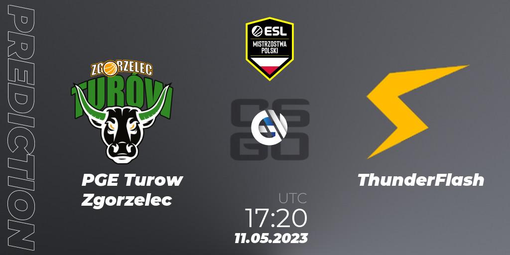 Prognoza PGE Turow Zgorzelec - ThunderFlash. 11.05.23, CS2 (CS:GO), ESL Mistrzostwa Polski Spring 2023: Closed Qualifier