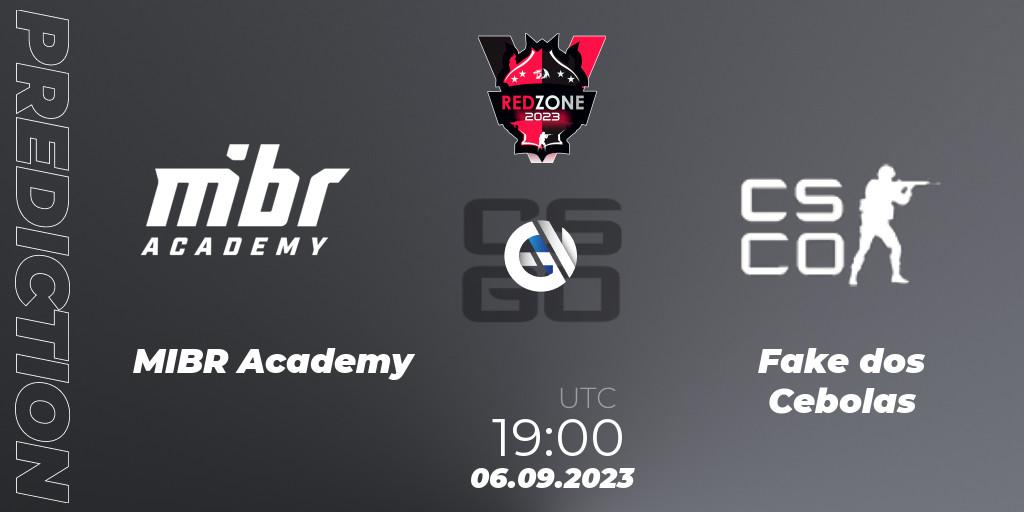 Prognoza MIBR Academy - Fake dos Cebolas. 06.09.2023 at 19:00, Counter-Strike (CS2), RedZone PRO League 2023 Season 6