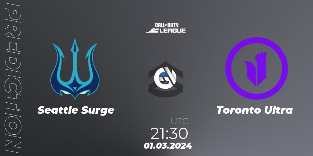 Prognoza Seattle Surge - Toronto Ultra. 01.03.2024 at 21:30, Call of Duty, Call of Duty League 2024: Stage 2 Major Qualifiers
