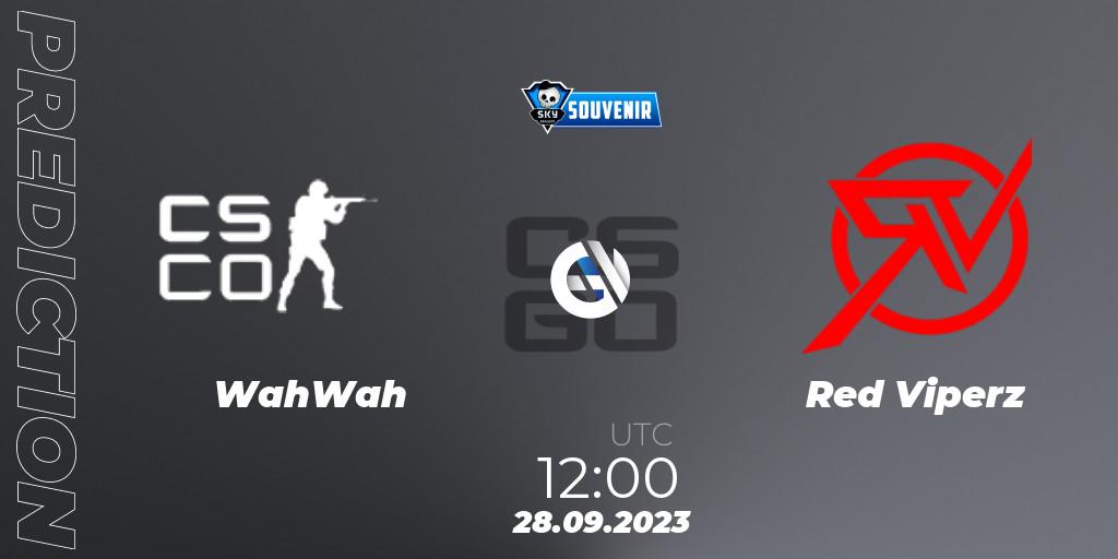 Prognoza WahWah - Red Viperz. 28.09.2023 at 15:00, Counter-Strike (CS2), Skyesports Souvenir 2023