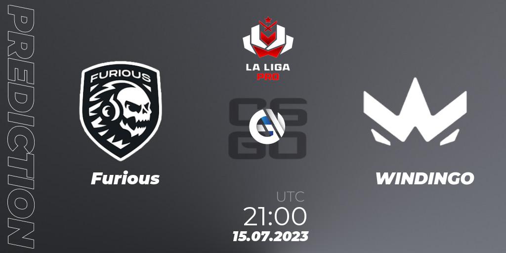 Prognoza Furious - WINDINGO. 15.07.2023 at 21:00, Counter-Strike (CS2), La Liga 2023: Pro Division