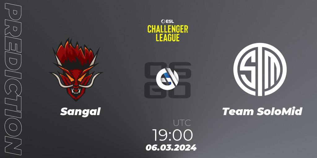 Prognoza Sangal - Team SoloMid. 06.03.24, CS2 (CS:GO), ESL Challenger League Season 47: Europe