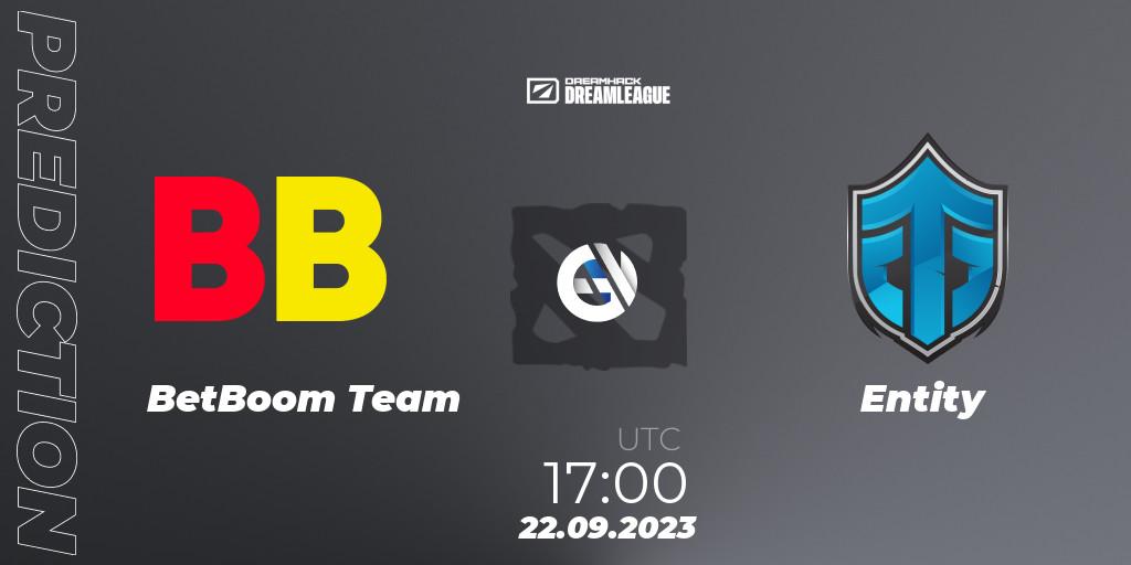 Prognoza BetBoom Team - Entity. 22.09.23, Dota 2, DreamLeague Season 21