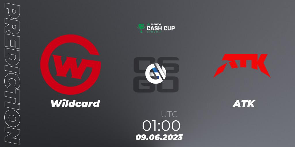 Prognoza Wildcard - ATK. 09.06.23, CS2 (CS:GO), ESEA Cash Cup Circuit Season 1 Finals