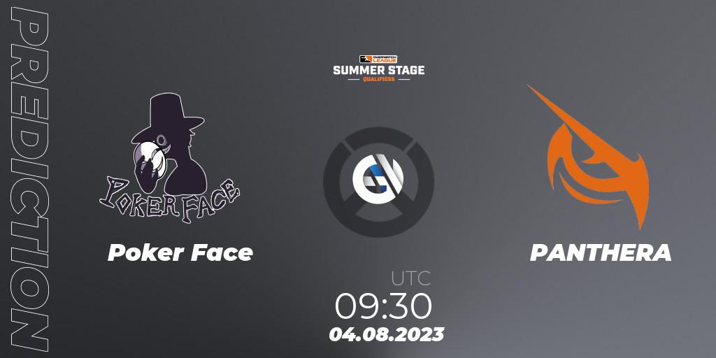 Prognoza Poker Face - PANTHERA. 04.08.2023 at 09:30, Overwatch, Overwatch League 2023 - Summer Stage Qualifiers