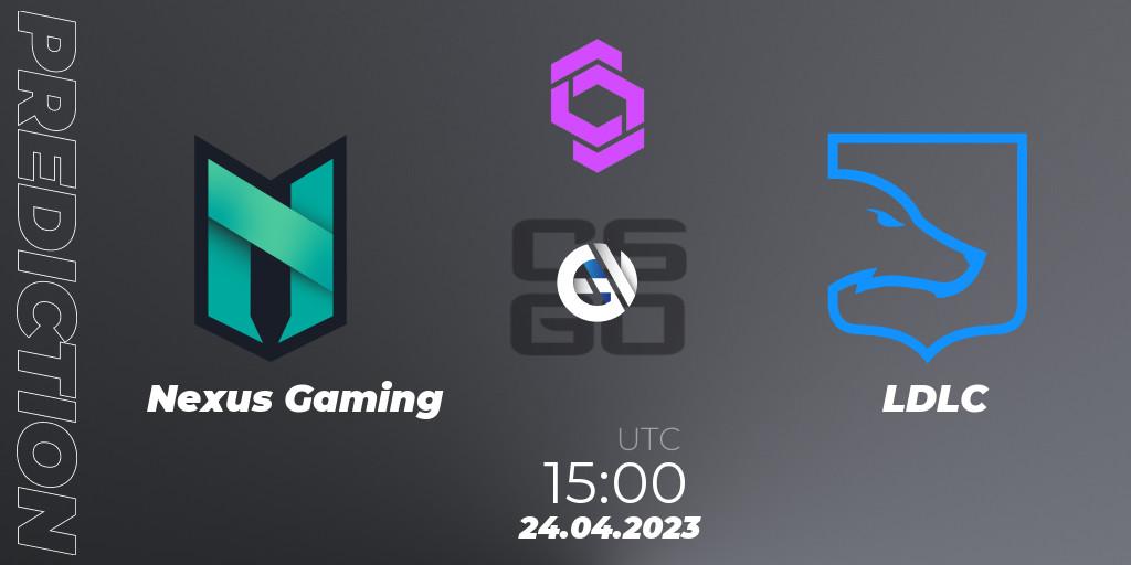 Prognoza Nexus Gaming - LDLC. 24.04.23, CS2 (CS:GO), CCT West Europe Series #3