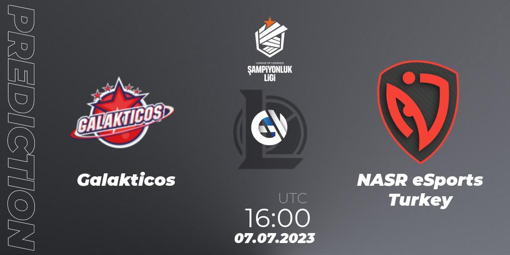 Prognoza Galakticos - NASR eSports Turkey. 07.07.2023 at 16:00, LoL, TCL Summer 2023 - Group Stage