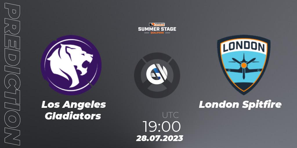 Prognoza Los Angeles Gladiators - London Spitfire. 28.07.23, Overwatch, Overwatch League 2023 - Summer Stage Qualifiers