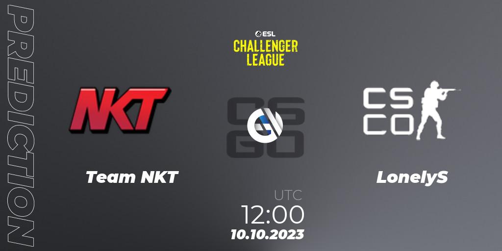 Prognoza Team NKT - LonelyS. 10.10.23, CS2 (CS:GO), ESL Challenger League Season 46: Asia-Pacific