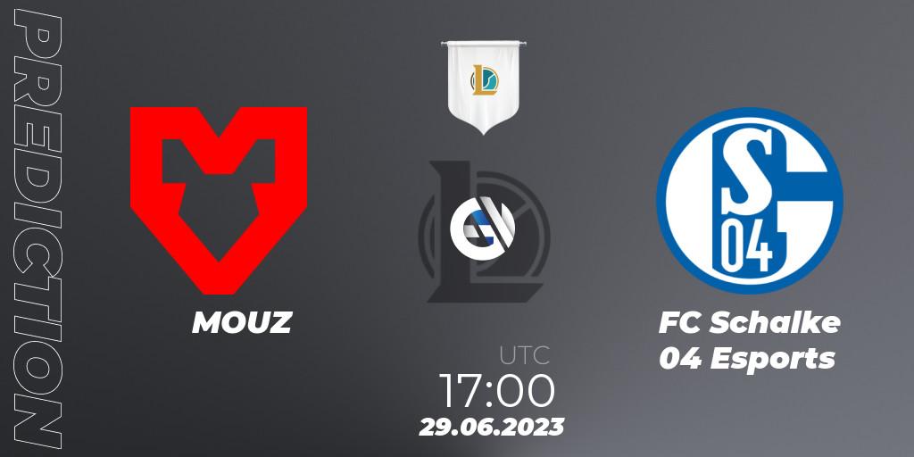 Prognoza MOUZ - FC Schalke 04 Esports. 29.06.23, LoL, Prime League Summer 2023 - Group Stage