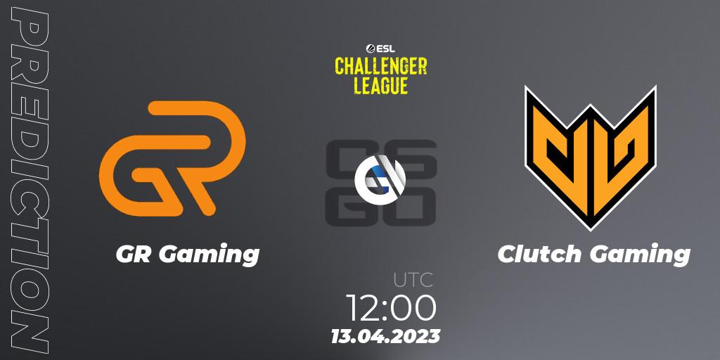 Prognoza GR Gaming - Clutch Gaming. 13.04.2023 at 12:00, Counter-Strike (CS2), ESL Challenger League Season 45: Asia-Pacific