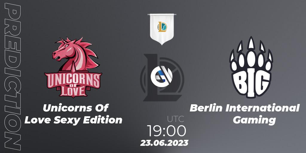 Prognoza Unicorns Of Love Sexy Edition - Berlin International Gaming. 23.06.23, LoL, Prime League Summer 2023 - Group Stage