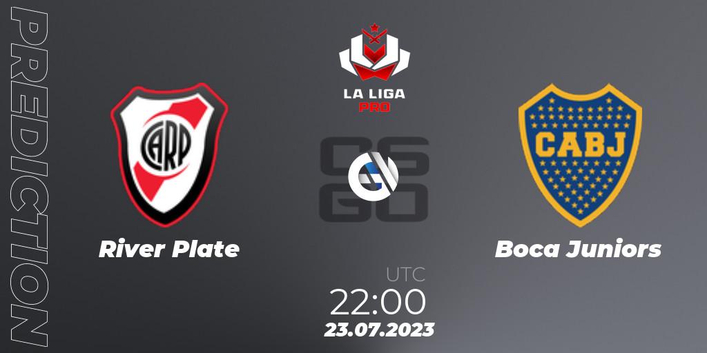 Prognoza River Plate - Boca Juniors. 23.07.2023 at 22:00, Counter-Strike (CS2), La Liga 2023: Pro Division