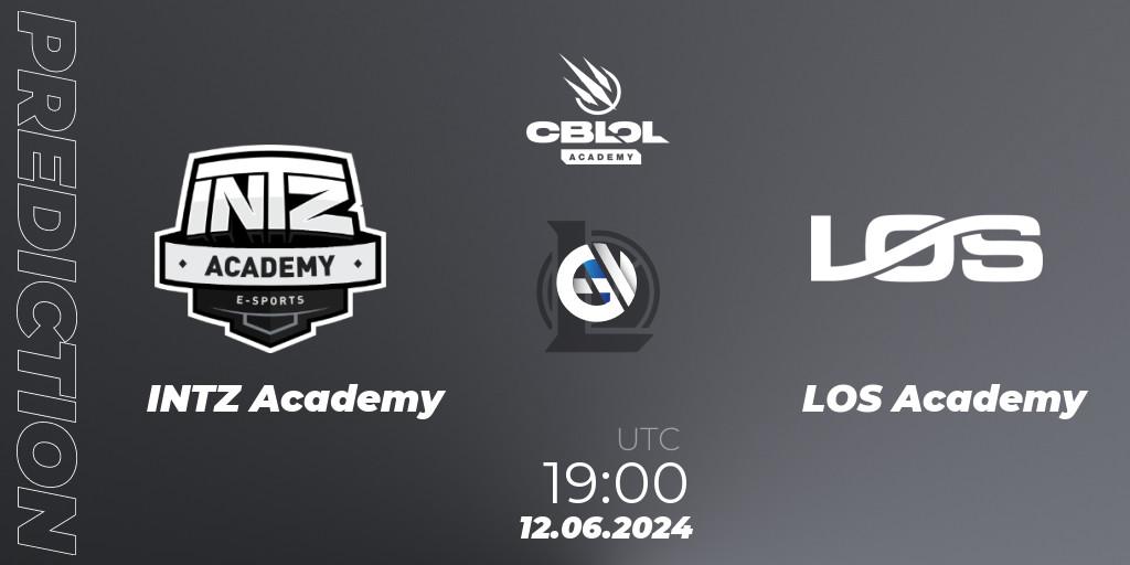 Prognoza INTZ Academy - LOS Academy. 12.06.2024 at 19:00, LoL, CBLOL Academy 2024