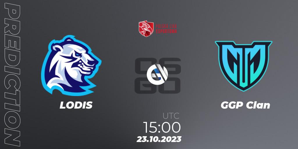 Prognoza LODIS - GGP Clan. 23.10.2023 at 15:00, Counter-Strike (CS2), Polska Liga Esportowa 2023: Split #3